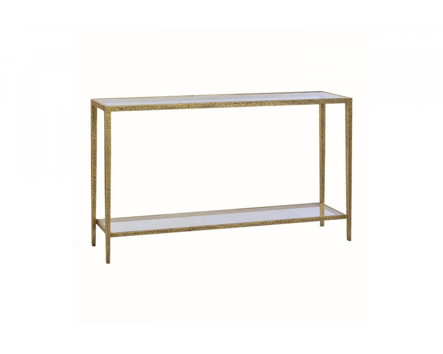 Oliver Worth Console Table - Gold