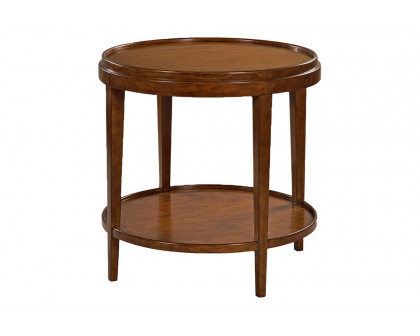 Oliver Liz Round Side Table - Rustic, Small