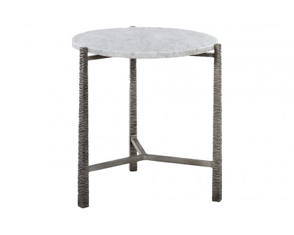 Oliver Reston Round Side Table - Silver, Small