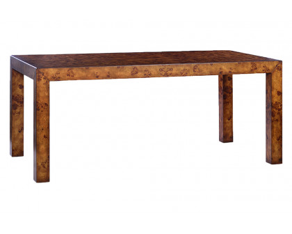 Oliver Parson Dining Table - Rustic/Mappa Burl Veneer