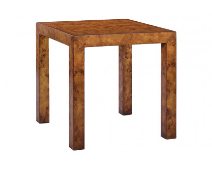 Oliver Parson Side Table - Rustic/Mappa Burl Veneer