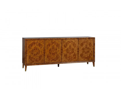 Oliver Beverly 4 Door Sideboard - Rustic/Mappa Burl Veneer