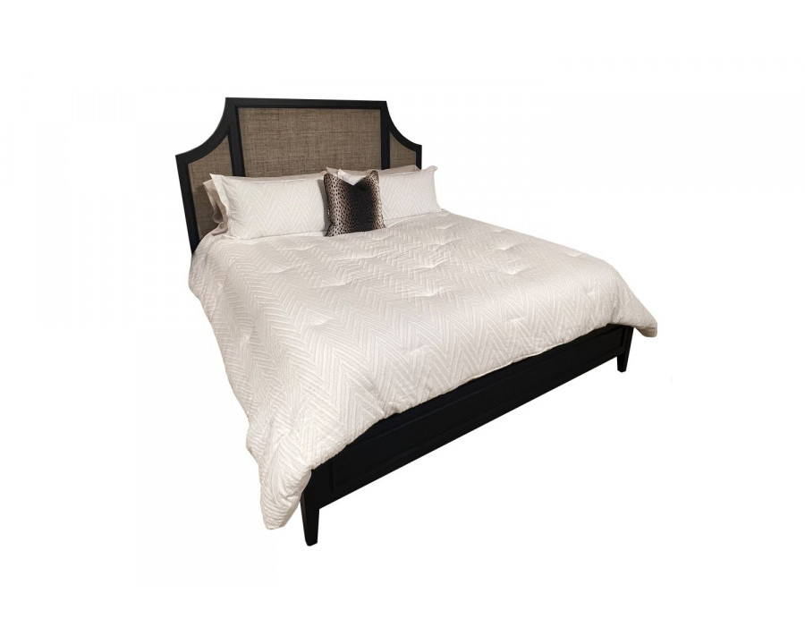 Oliver Ventura King Size Bed - Noir