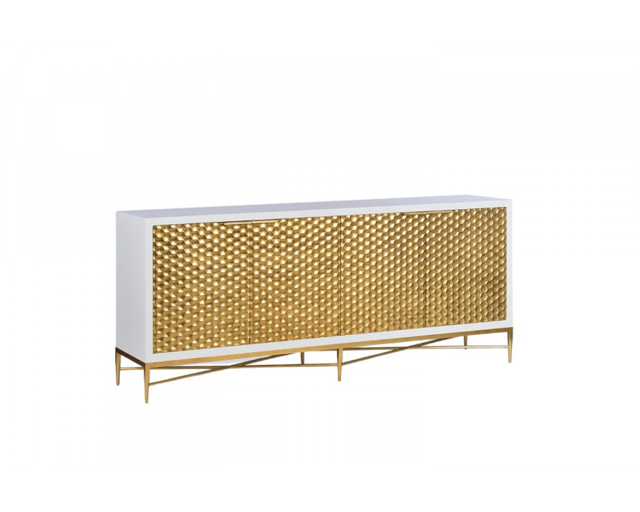 Oliver Honeycomb Sideboard - Ghost