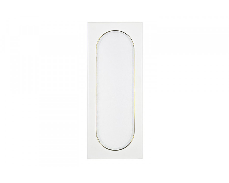 Oliver Portal Rectangular Mirror - Egret