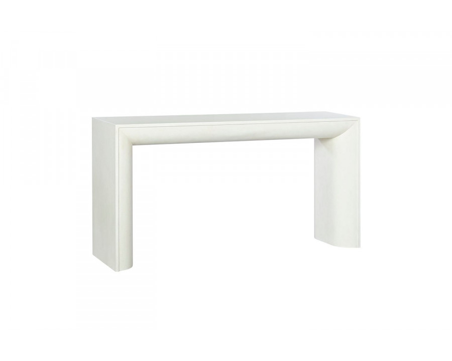 Oliver Cape Console Table - Egret