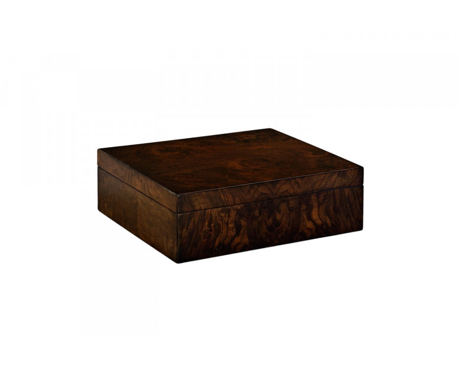 Oliver Large Storage Box - Natural/Walnut Burl Veneer