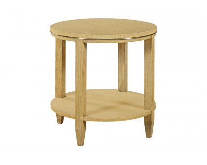 Oliver Antioch Round Side Table - Rabbit