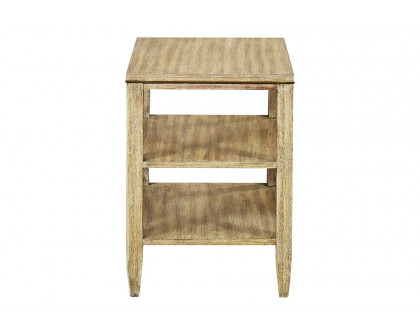 Oliver Canby Rectangular Side Table - Weatdered