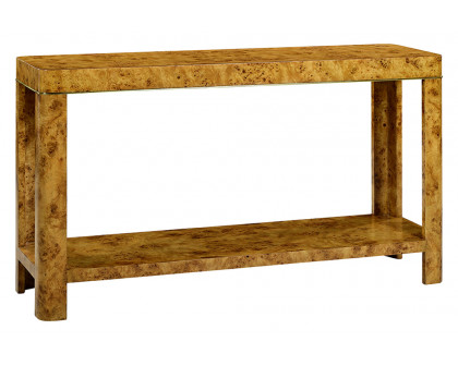 Oliver Cordova Console Table - Rustic/Mappa Burl Veneer