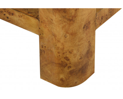 Oliver Cordova Console Table - Rustic/Mappa Burl Veneer