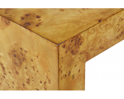 Oliver Anaheim Console Table - Rustic/Mappa Burl Veneer