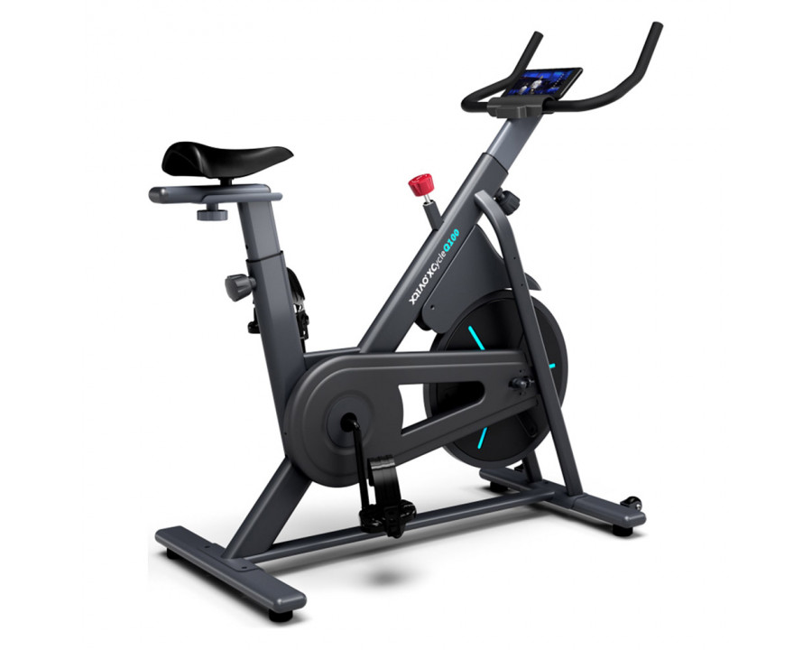 OVICX - Q100C Bike with Multifunction Monitor in Dark Gray/Black