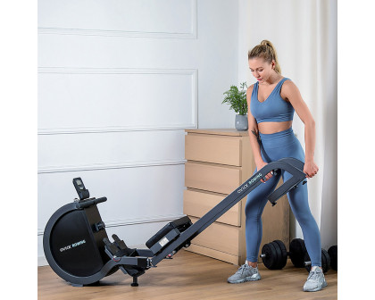 OVICX R100 Rowing Machine - Dark Gray/Black