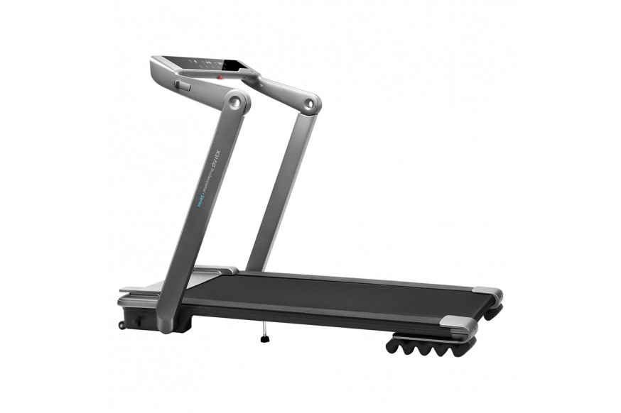 OVICX™ I1 Flat-Folding Treadmill - Dark Gray/Black