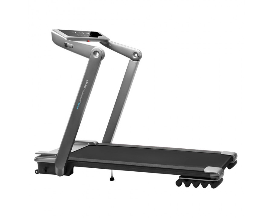 OVICX - I1 Flat-Folding Treadmill in Dark Gray/Black