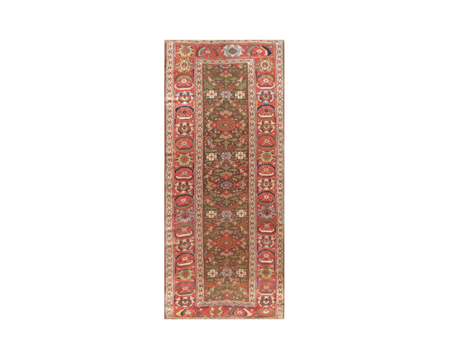 Pasargad - Antique N.w. Collection Hand-Knotted Lamb's Wool Area Rug 50'' x 113'' (012502)