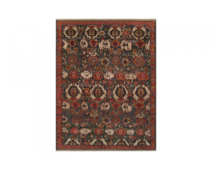 Pasargad Kazak Collection Hand-Knotted Lamb's Wool Area Rug 107'' x 139'' (019758)