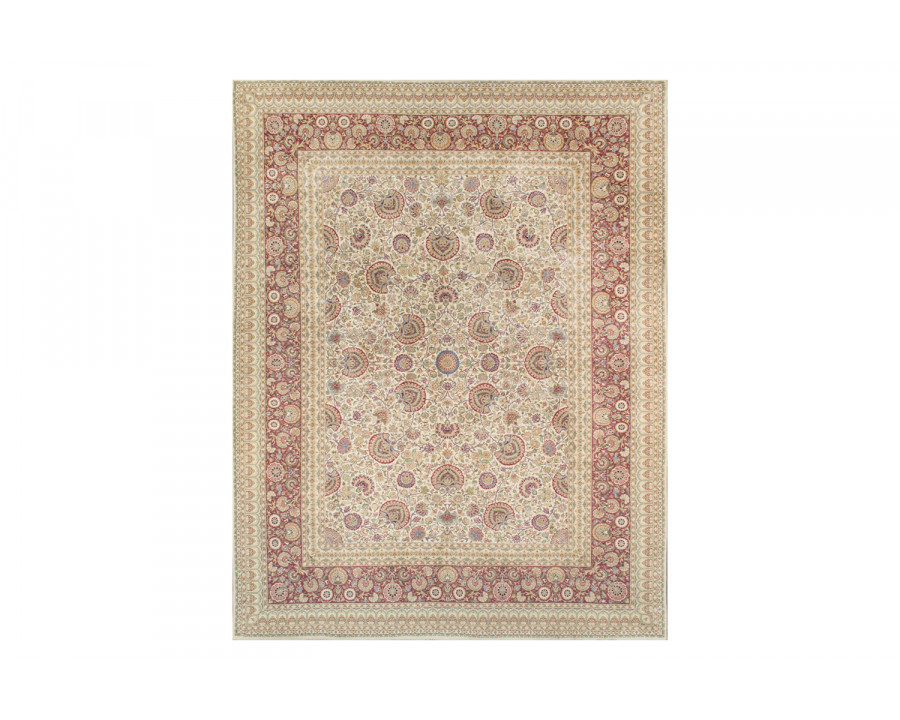 Pasargad - Tabriz Collection Hand-Knotted Lamb's Wool Area Rug 108'' x 141'' (019800)