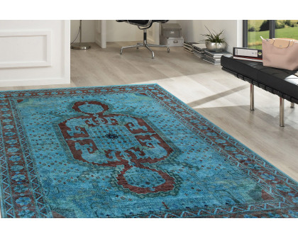 Pasargad - Overdye Collection Hand-Knotted Lamb's Wool Area Rug 99'' x 120'' (024085)