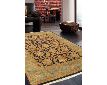 Pasargad - Mogul Art Agra Collection Hand-Knotted Lamb's Wool Area Rug 108'' x 149'' (024565)