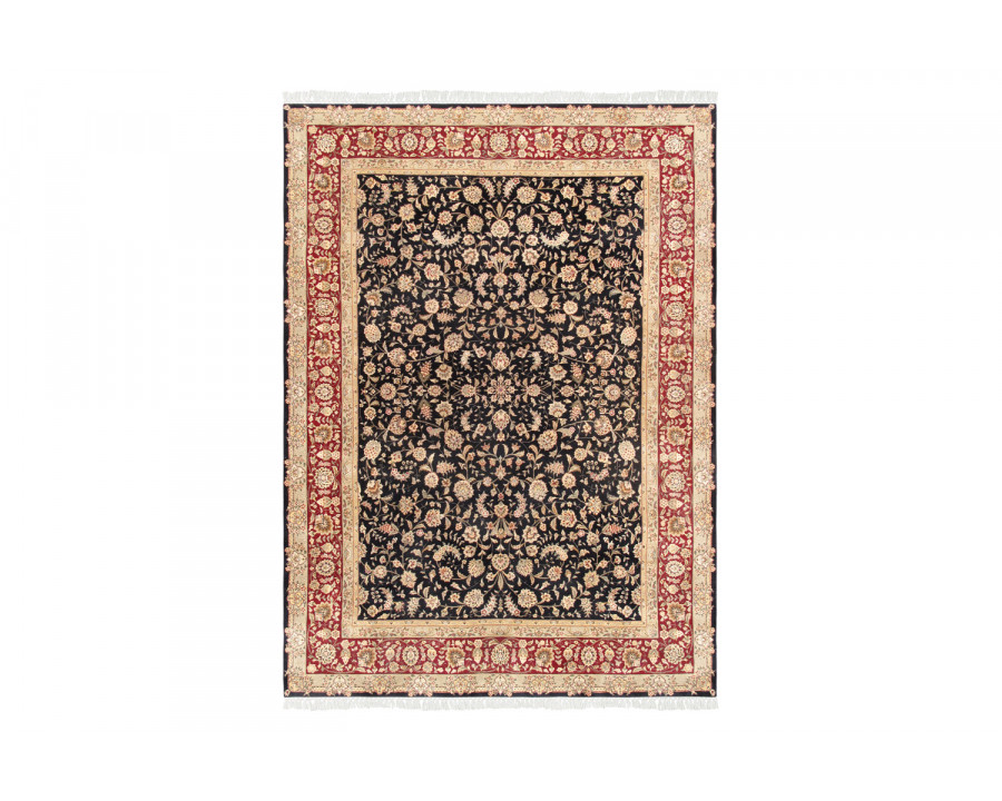 Pasargad - Tabriz Collection Hand-Knotted Silk and Wool Area Rug 108'' x 144'' (025572)