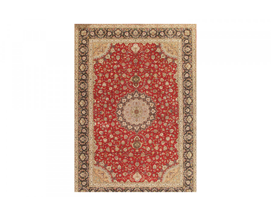 Pasargad - Tabriz Collection Hand-Knotted Silk and Wool Area Rug 136'' x 198'' (025759)