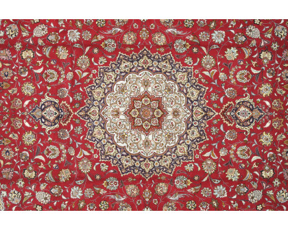 Pasargad - Tabriz Collection Hand-Knotted Silk and Wool Area Rug 118'' x 158'' (025762)