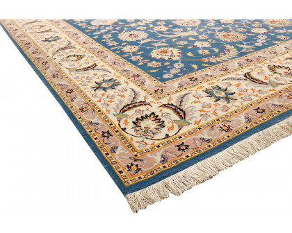 Pasargad - Tabriz Collection Hand-Knotted Silk and Wool Area Rug 79'' x 102'' (025888)