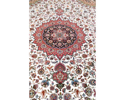 Pasargad - Tabriz Collection Hand-Knotted Silk and Wool Area Rug 119'' x 156'' (027191)