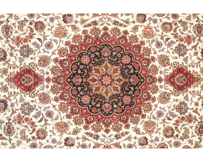 Pasargad - Tabriz Collection Hand-Knotted Multi Lamb's Wool Area Rug 99'' x 138'' (027211)