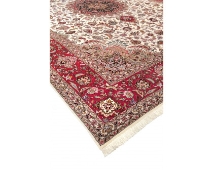 Pasargad - Tabriz Collection Hand-Knotted Multi Lamb's Wool Area Rug 99'' x 138'' (027211)