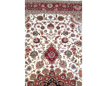 Pasargad - Tabriz Collection Hand-Knotted Multi Lamb's Wool Area Rug 99'' x 138'' (027211)