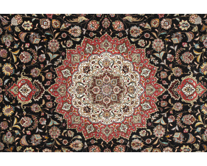 Pasargad - Tabriz Collection Hand-Knotted Silk and Wool Area Rug 118'' x 162'' (027215)