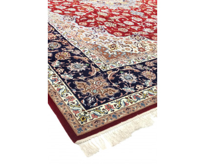 Pasargad Isfahan Hand-Knotted Silk and Wool Rug 122'' x 159'' (027397)