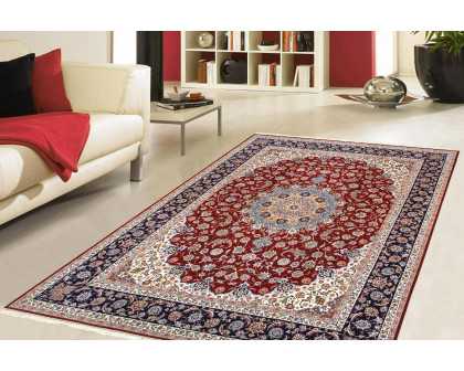 Pasargad Isfahan Hand-Knotted Silk and Wool Rug 122'' x 159'' (027397)