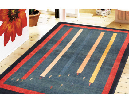 Pasargad - Gabbeh Collection Hand-Knotted Lamb's Wool Area Rug 42'' x 56'' (028433)