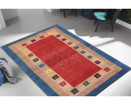 Pasargad - Gabbeh Collection Hand-Knotted Lamb's Wool Area Rug 47'' x 75'' (028458)