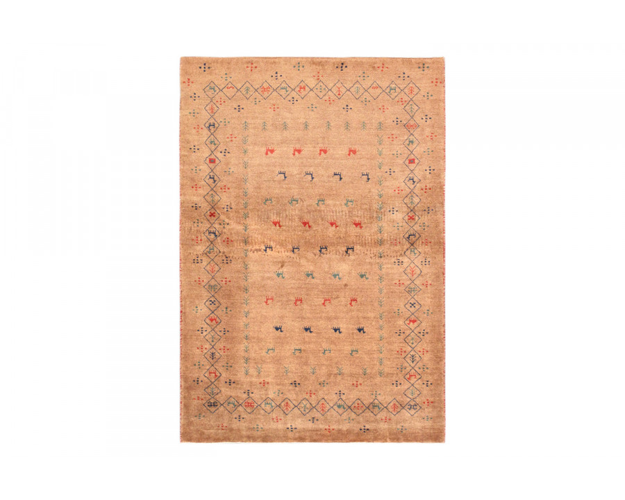 Pasargad - Gabbeh Collection Hand-Knotted Lamb's Wool Area Rug 40'' x 58'' (028462)