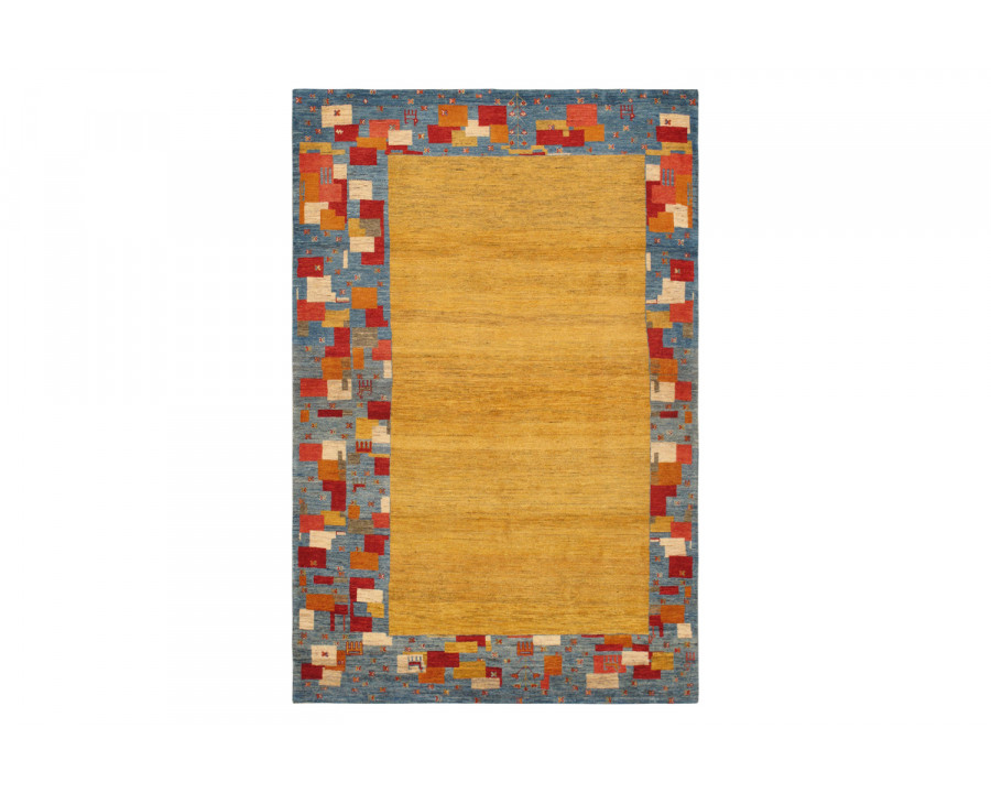 Pasargad - Gabbeh Collection Hand-Knotted Lamb's Wool Area Rug 50'' x 76'' (028512)