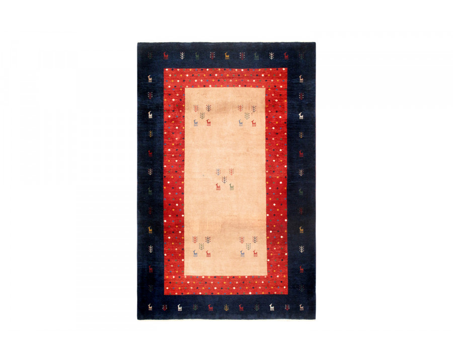 Pasargad - Gabbeh Collection Hand-Knotted Lamb's Wool Area Rug 52'' x 84'' (029407)