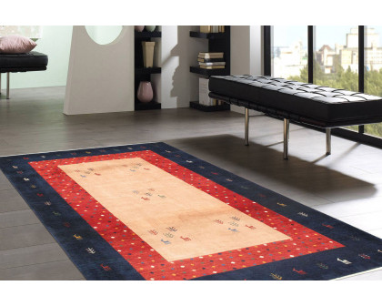 Pasargad - Gabbeh Collection Hand-Knotted Lamb's Wool Area Rug 52'' x 84'' (029407)