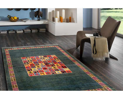 Pasargad - Gabbeh Collection Hand-Knotted Lamb's Wool Area Rug 39'' x 61'' (029410)