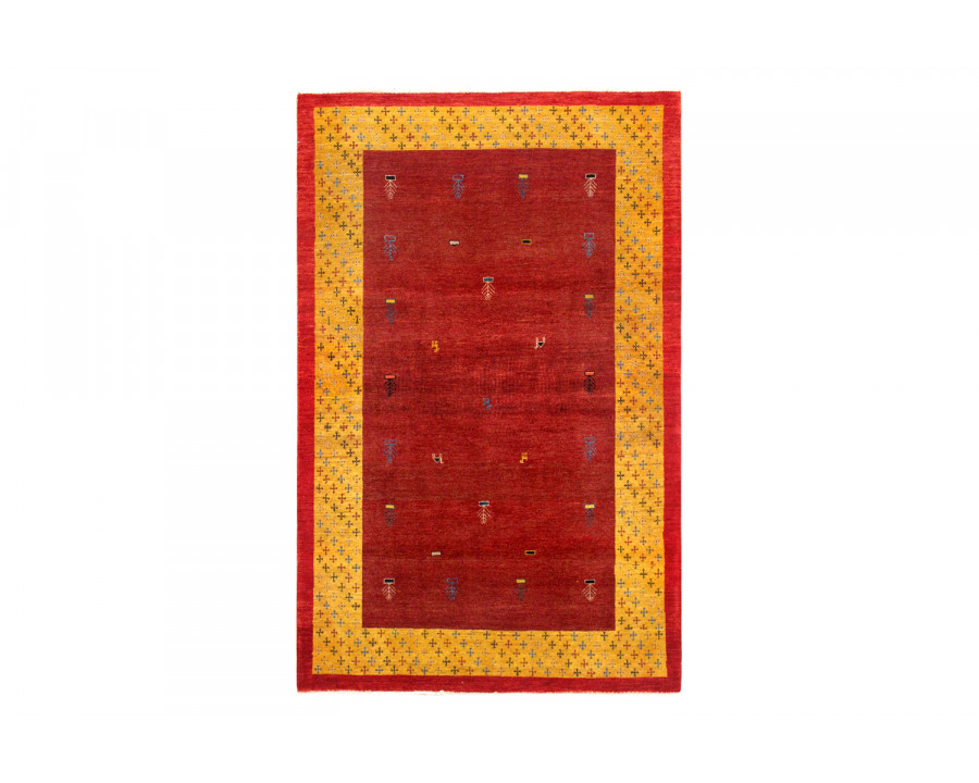 Pasargad - Gabbeh Collection Hand-Knotted Lamb's Wool Area Rug 48'' x 65'' (029418)