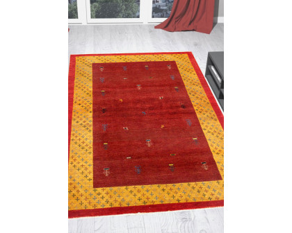 Pasargad - Gabbeh Collection Hand-Knotted Lamb's Wool Area Rug 48'' x 65'' (029418)