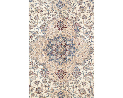 Pasargad - Nain Collection Hand-Knotted Silk and Wool Area Rug 102'' x 144'' (029597)