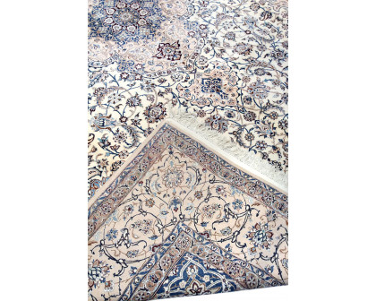 Pasargad - Nain Collection Hand-Knotted Silk and Wool Area Rug 102'' x 144'' (029597)