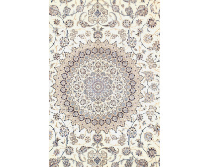 Pasargad - Nain Collection Hand-Knotted Silk and Wool Area Rug 104'' x 145'' (029668)