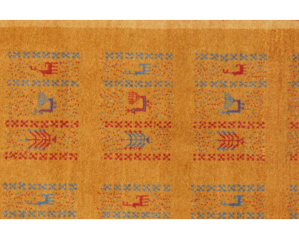 Pasargad - Gabbeh Collection Hand-Knotted Lamb's Wool Area Rug 33'' x 74'' (030184)