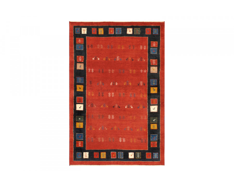 Pasargad - Gabbeh Collection Hand-Knotted Lamb's Wool Area Rug 47'' x 71'' (030199)